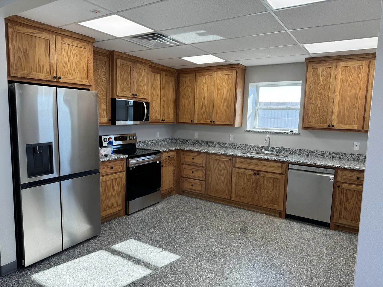 Office break room renovation